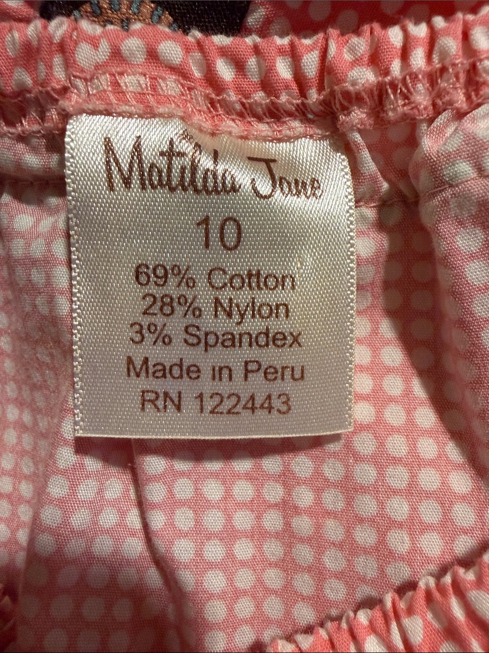 Matilda Jane Sugarland Loth Peasant Top - Picture 2 of 5
